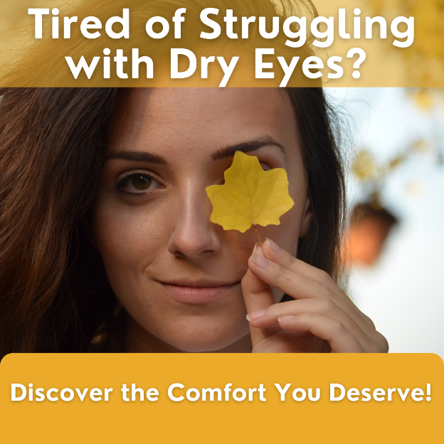 girl with leaf over her eye